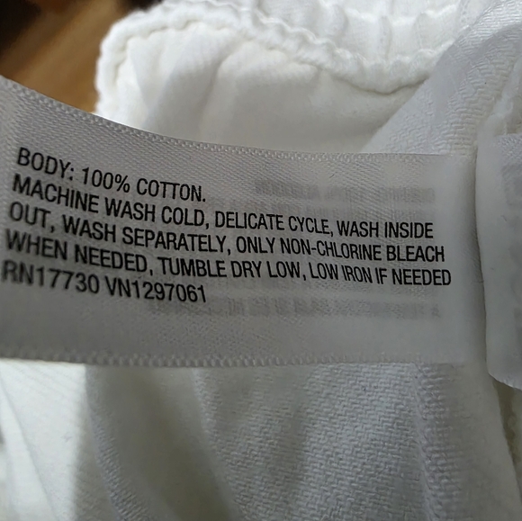 Universal Thread White Wide-Leg Drawstring Pants - Picture 7 of 7